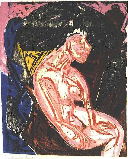 Ernst Ludwig Kirchner Female lover Spain oil painting art